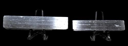 HQRP 3 Inch Natural White Selenite Sticks 20PCS