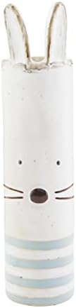 Mud Pie Easter Bunny Bud Vase Blue 7x2
