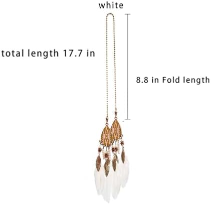 Boho Dream Catcher Car Ornament - White