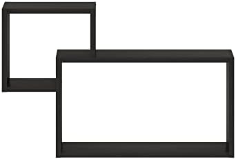 Furinno Rossi Interweave Floating Shelf Set of 2