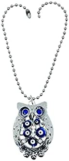 LUCKBOOSTIUM Owl Evil Eye Car Hanging Charm