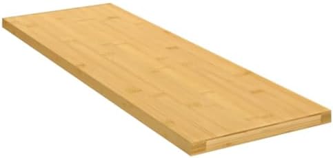 vidaXL Wall Mounted Bamboo Shelf 236x79x06