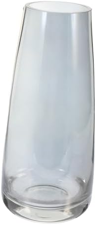 Modern Iridescent Glass Vase for Home Decor and Hydroponic Use