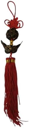 Feng Shui Lucky Coins Ball and Boat Wall Hanging