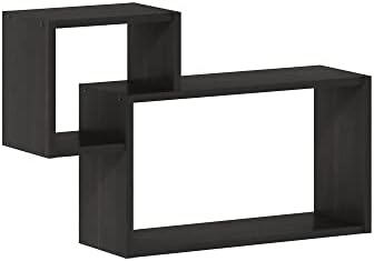 Furinno Rossi Interweave Floating Shelf Set of 2