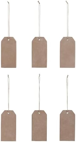 VHC Brands Patriotic Americana MDF Tag Ornaments 6 Pack