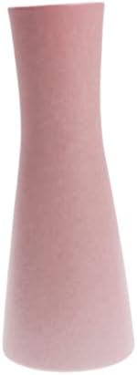 Home Ceramic Flower Vase in Light Pink for Decor