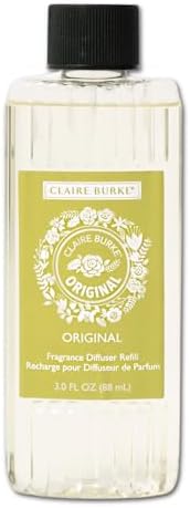 Claire Burke Original Diffuser Oil Refill with 12 Reed Sticks