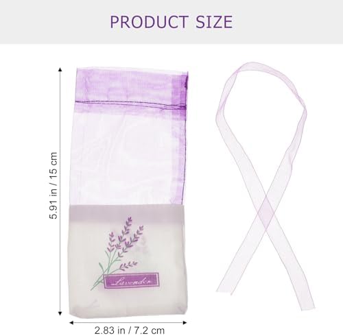 FOMIYES Lavender Sachets 30pcs Empty Gauze Bags