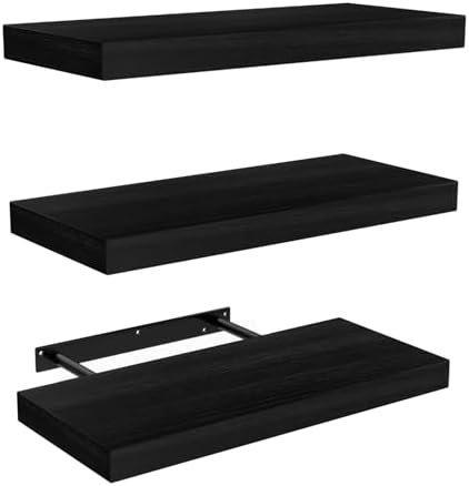 AT-VALY Floating Shelves Set of 3 156IN