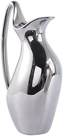 Floral Pitcher Shape Ceramic Decor Statue