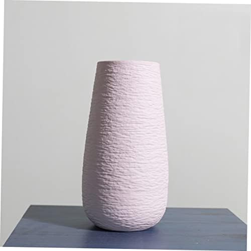 STOBAZA 1pc White Ceramic Vase Modern Plant Pot