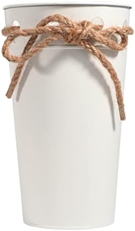 Vintage Iron Bucket for Flowers and Plants