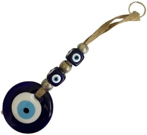 Turkish Evil Eye Brimming Basket for Protection and Prosperity