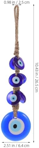 Cabilock 4pcs Evil Eye Glass Hanging Ornament