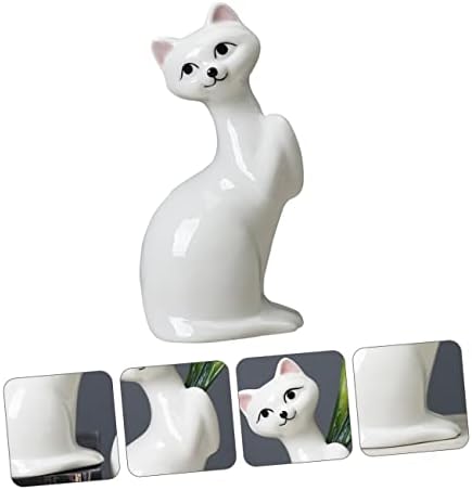 Mini Kitten Ceramic Flower Vase Home Decor