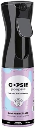 Oopsie Poopsie Pre-Poop Toilet Spray 5 Oz Lavender Escape