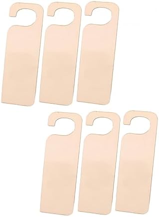 Ciieeo 6pcs Wooden Door Hanging Decorations