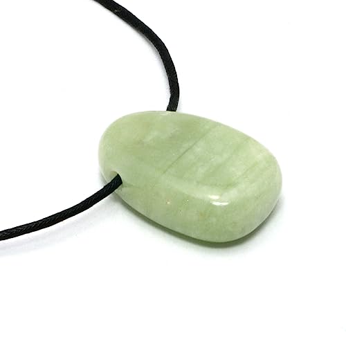CrystalAge New Jade Drilled Tumble Stone 1