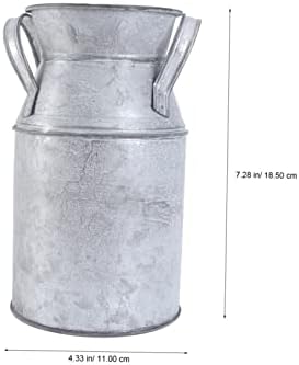 Vintage Iron Sheet Flower Vase Stylish Home Decor