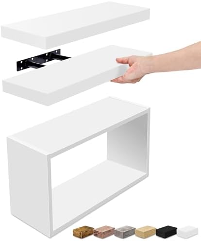 Sorbus Floating Wall Shelf Set of 3