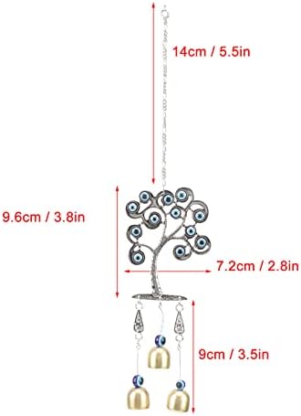 Saskate Tree Blue Evil Eye Hanging Charm Decor