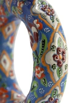 EliPOT Ceramic Vase Large Hittite Style Blue