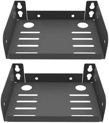 Jingchengmei 2 Pcs Metal Mini Wall Floating Shelf for Small Accessories