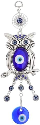 Evil Eye Owl Pendant Decor for Car Home Office