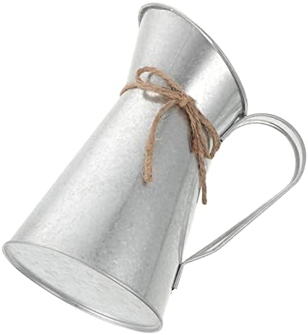 GANAZONO Vintage Iron Flower Bucket for Home Decor