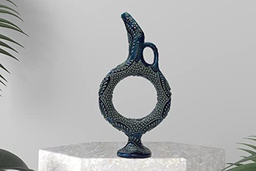 Ocean Blue Beta Hittite Ceramic Vase