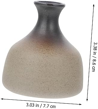 Stobaza Mini Flower Vase Retro Ceramic Design for Home Office and Special Occasions