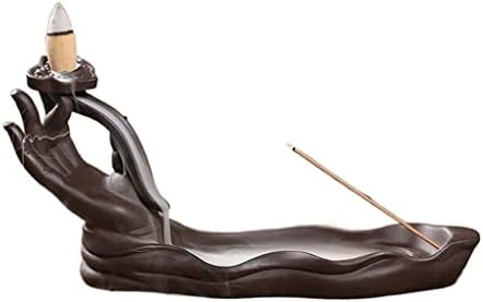 WALDOR Incense Burner Buddha Palm Handmade Holder