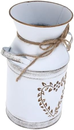 STOBAZA 3pcs Vintage Flower Vase with Leaf Design