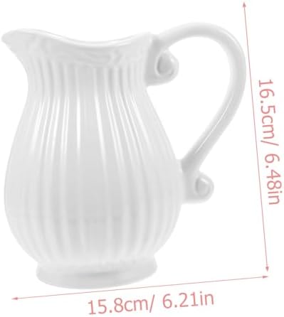 STOBAZA Ceramic Pitcher Vase for Home Decor 1