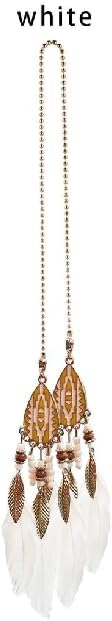 Boho Dream Catcher Car Ornament - White
