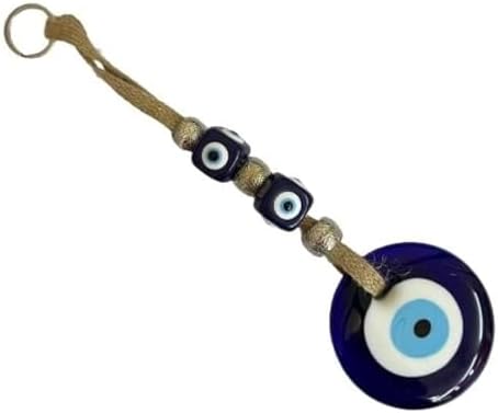 Turkish Evil Eye Brimming Basket for Protection and Prosperity
