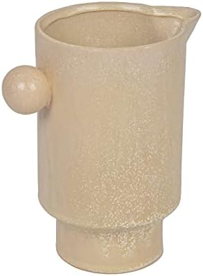 Creative Co Op Modern Small Stoneware Pitcher or Vase 24 oz