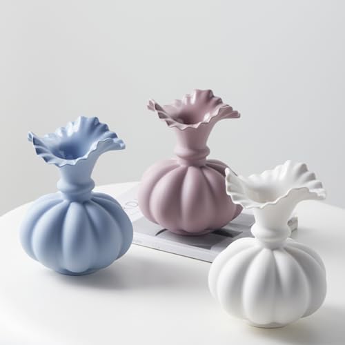 Ceramic Pumpkin Vase for Home Decor