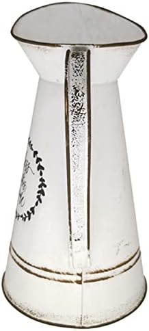 1pc Rustic Country Style Flowerpot for Home Decor Vintage White Duckbill Design