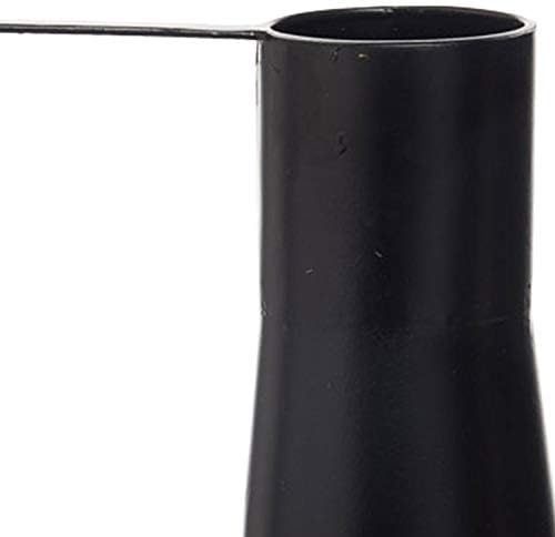 Foreside Black Modern Metal Decorative Vase
