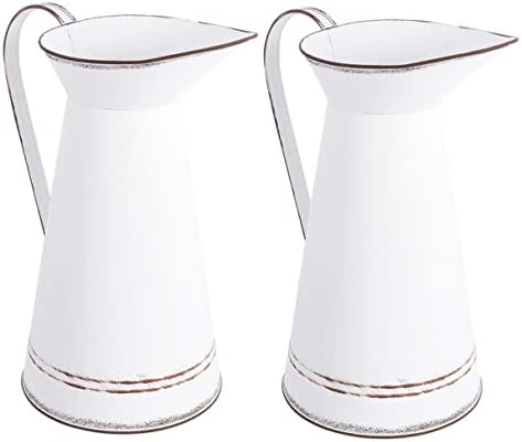 Vintage Metal Flower Pot Set for Home Office Wedding Decor