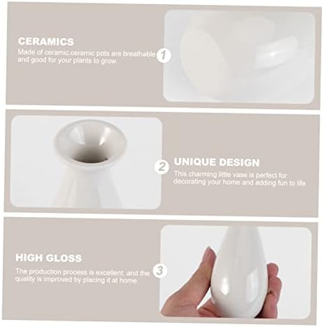 Cabilock Ceramic Vase Small Decorative Vase for Home