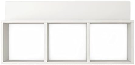 Danya B Modern 3 Cube Floating Wall Shelf - White