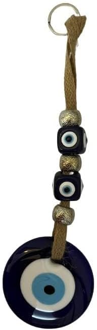 Turkish Evil Eye Brimming Basket for Protection and Prosperity