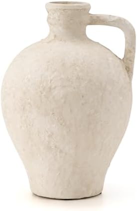 LUKA Ceramic Rustic Farmhouse Vase 825 Inch