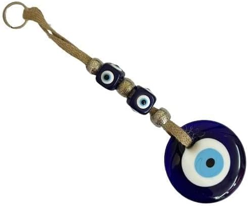 Turkish Evil Eye Brimming Basket for Protection and Prosperity