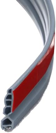 Uxcell Door Draft Stopper with Brush Self-Adhesive Grey 3 Ft