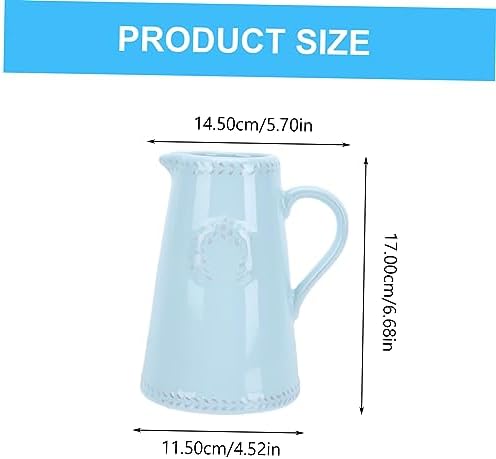 Elegant Blue Flower Vase for Home Decor