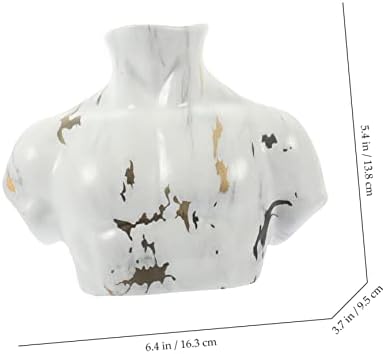 Ceramic Marble Flower Vase for Modern Home Decor